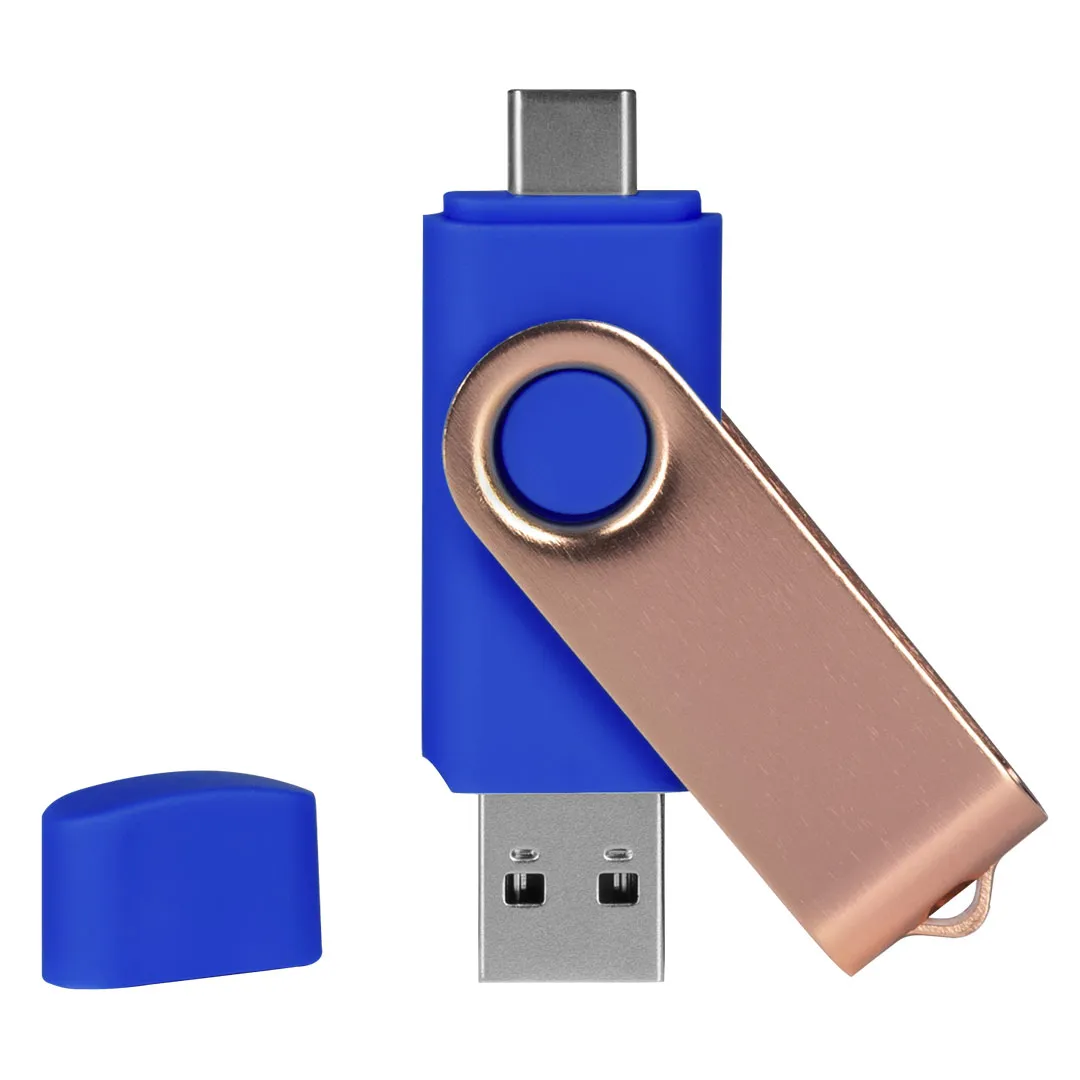 SMART C ROSE GOLD, usb flash memorija, rojal plavi, 128GB