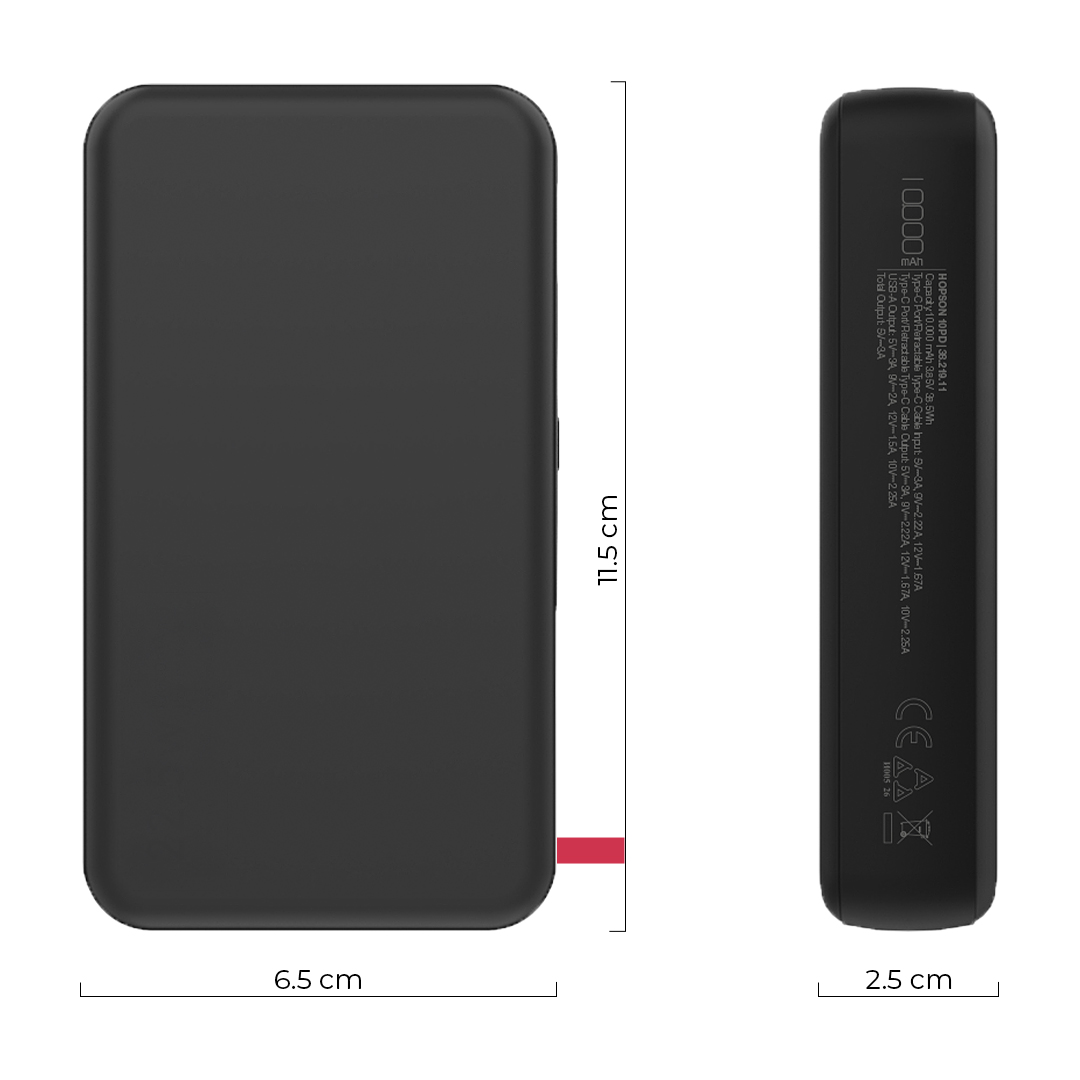 HOPSON 10PD - Tehničke dimenzije