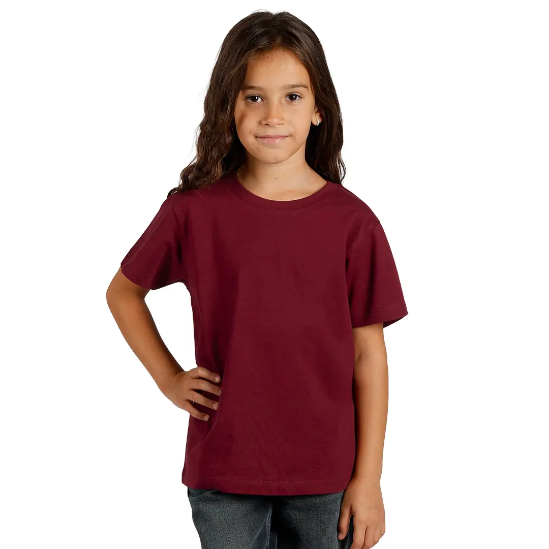 MASTER KID, dečja pamučna majica, 150 g/m2, bordo