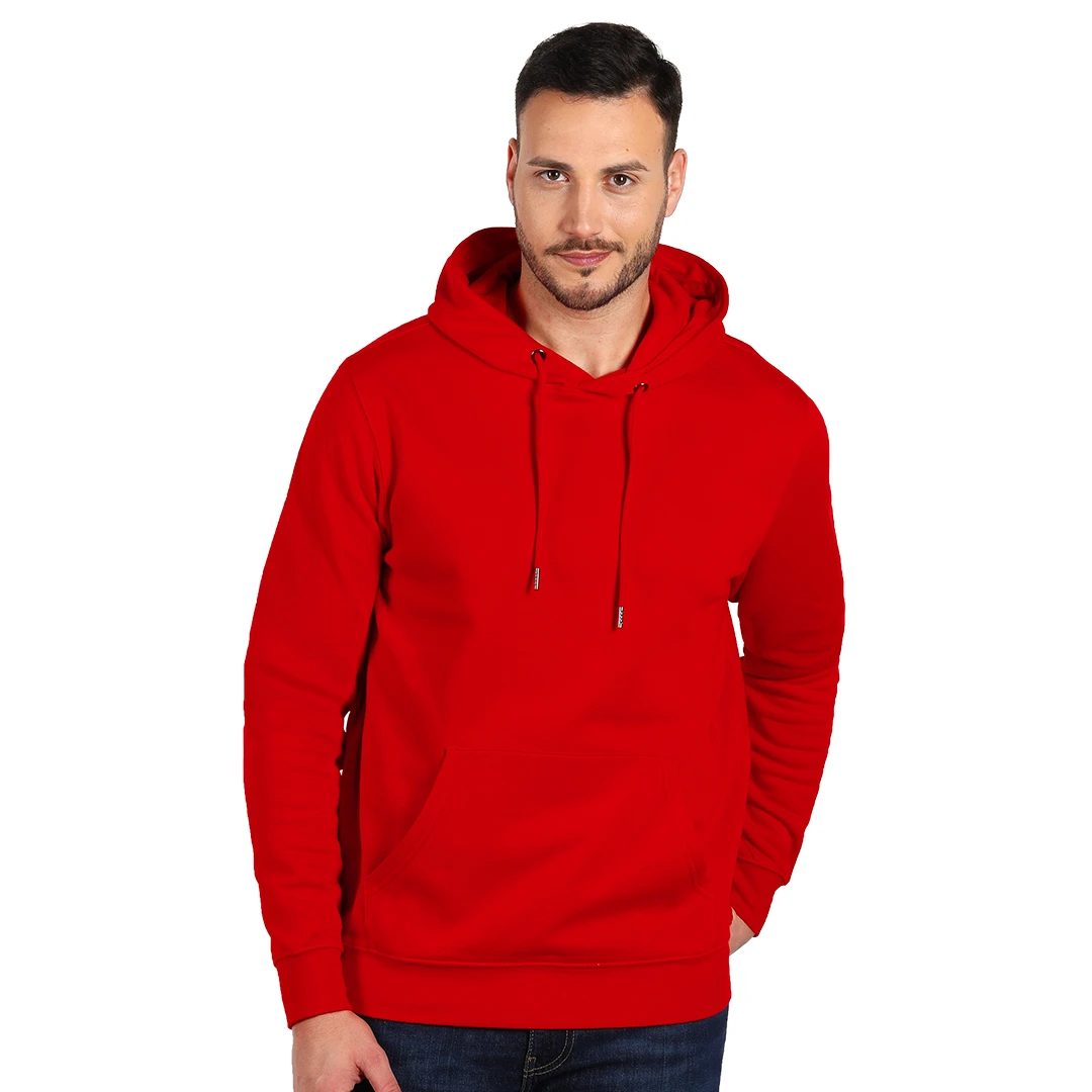 ABSOLUT HOODY 350, dukserica sa kapuljačom, od organskog pamuka, 350 g/m2, crven