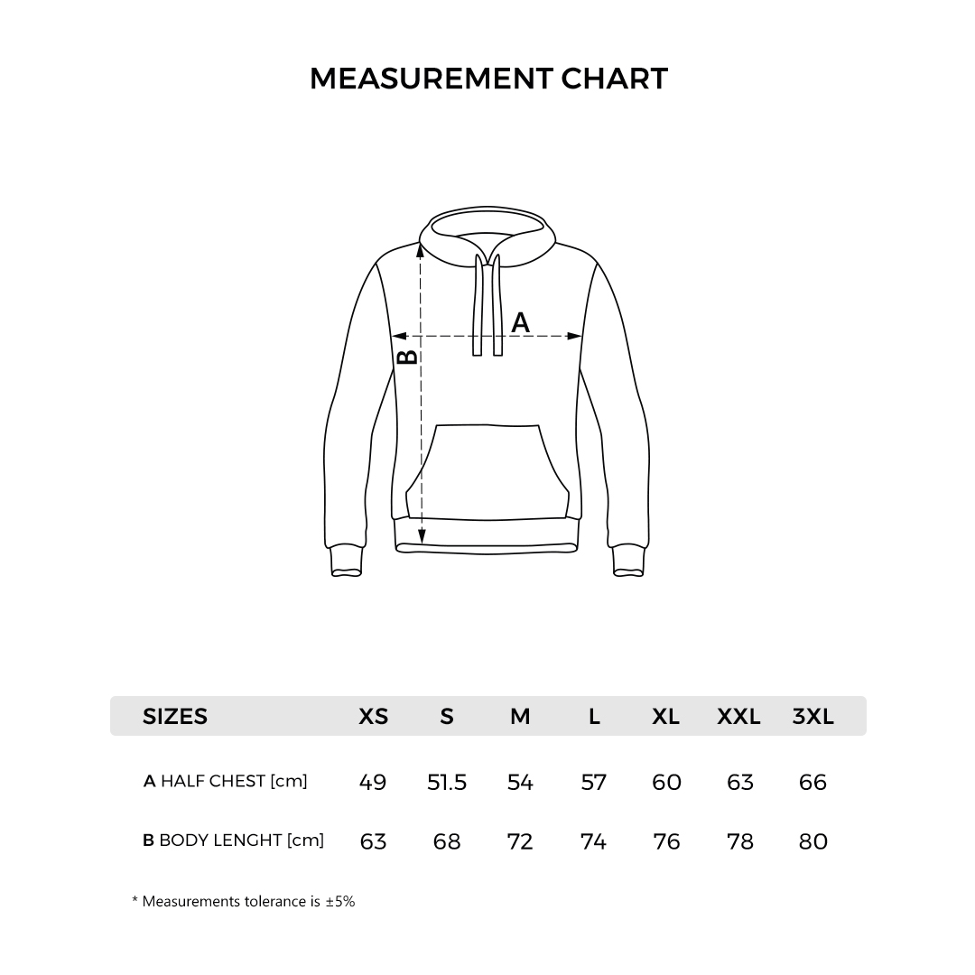 ABSOLUT HOODY 350 - Tehničke dimenzije