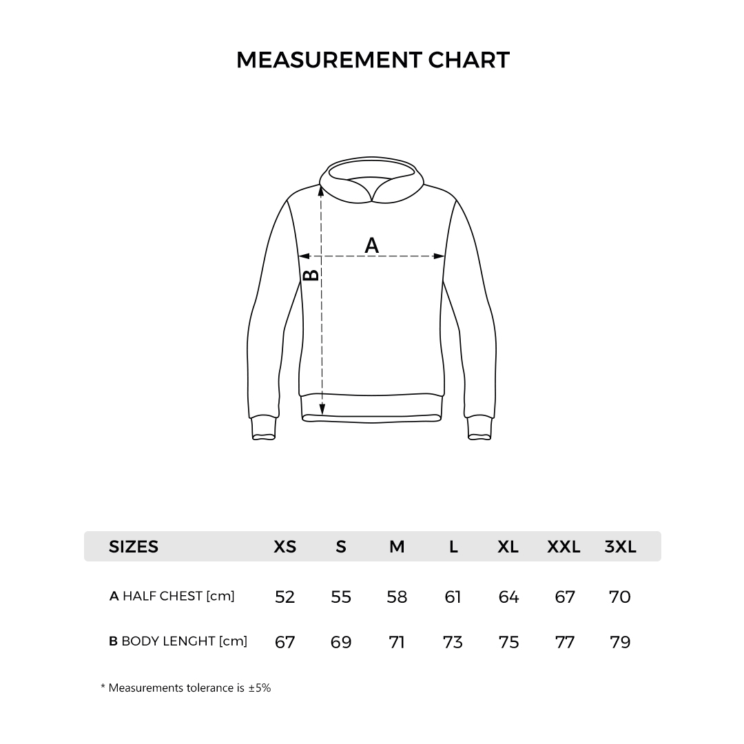 BIG HOODY - Tehničke dimenzije