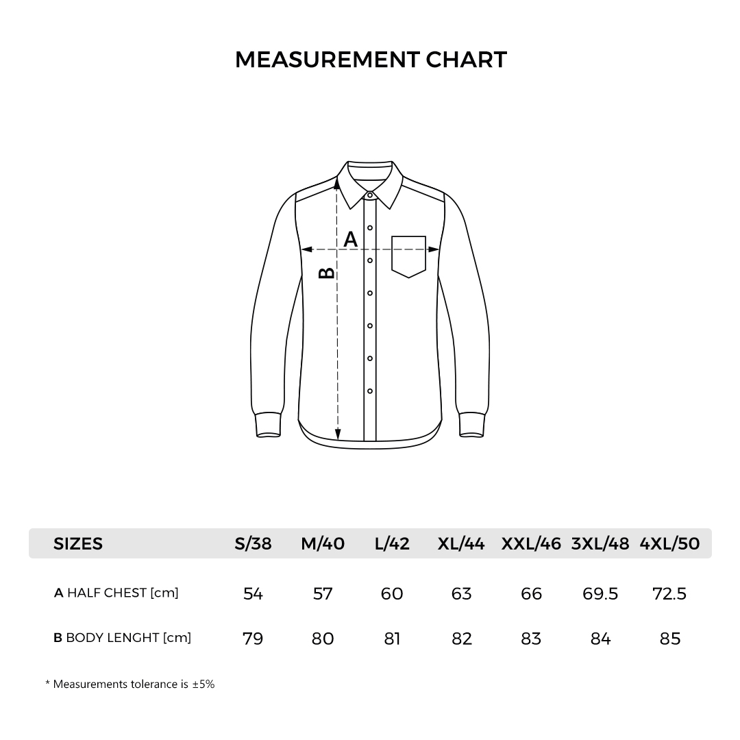 OXFORD LSL MEN - Tehničke dimenzije