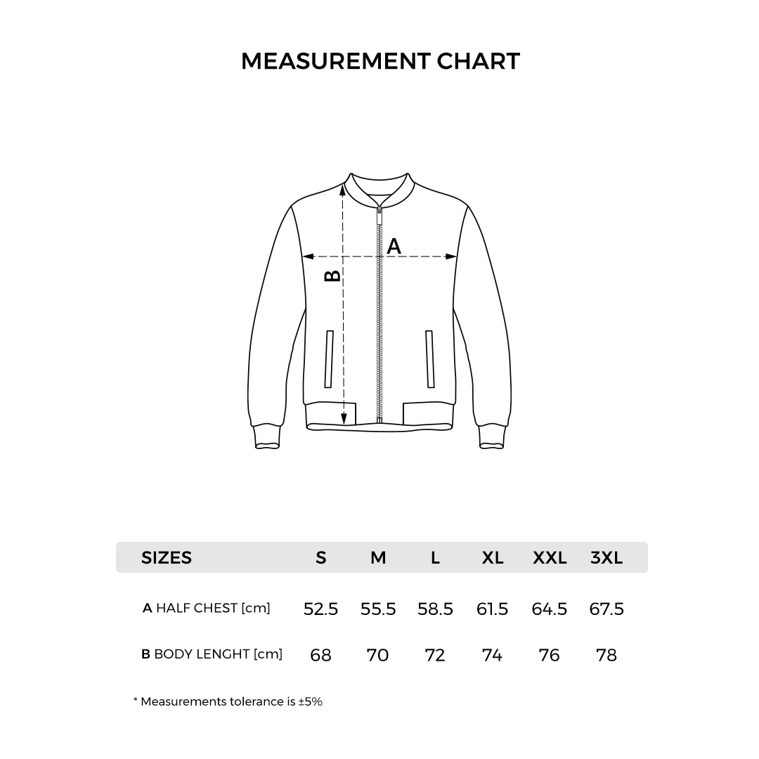 RINO JACKET - Tehničke dimenzije