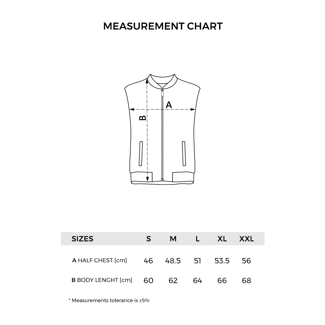 LIBERTY VEST WOMEN - Tehničke dimenzije