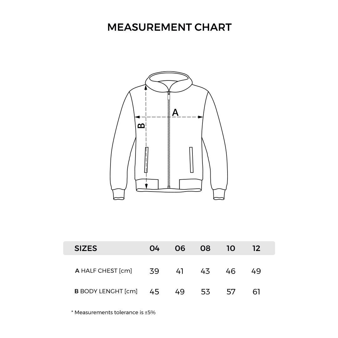 LIBERTY JACKET KID - Tehničke dimenzije